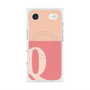 Premium Square Case with MagSafe［ Original - initial two tone - Q pink ］