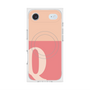 Premium Square Case with MagSafe［ Original - initial two tone - Q pink ］
