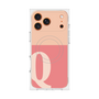 Premium Square Case with MagSafe［ Original - initial two tone - Q pink ］