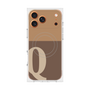 Premium Square Case with MagSafe［ Original - initial two tone - Q brown ］