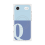 Premium Square Case with MagSafe［ Original - initial two tone - Q blue ］