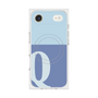 Premium Square Case with MagSafe［ Original - initial two tone - Q blue ］