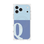 Premium Square Case with MagSafe［ Original - initial two tone - Q blue ］