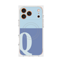 Premium Square Case with MagSafe［ Original - initial two tone - Q blue ］