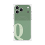 Premium Square Case with MagSafe［ Original - initial two tone - Q green ］