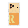 Premium Square Case with MagSafe［ Original - initial two tone - R orange ］