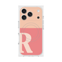 Premium Square Case with MagSafe［ Original - initial two tone - R pink ］