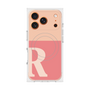 Premium Square Case with MagSafe［ Original - initial two tone - R pink ］