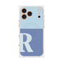 Premium Square Case with MagSafe［ Original - initial two tone - R blue ］