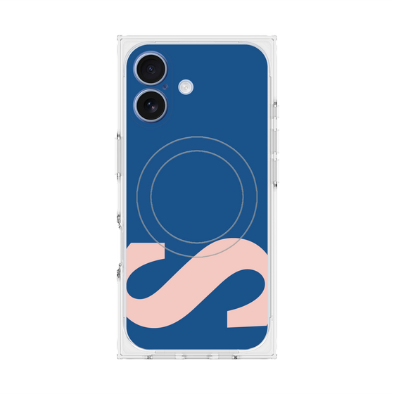 Premium Square Case with MagSafe［ Original - initial color - S navy ］