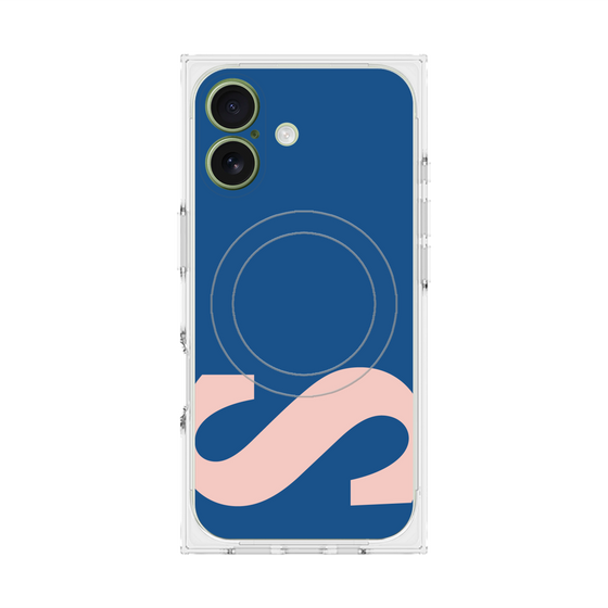 Premium Square Case with MagSafe［ Original - initial color - S navy ］