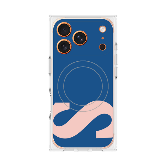 Premium Square Case with MagSafe［ Original - initial color - S navy ］