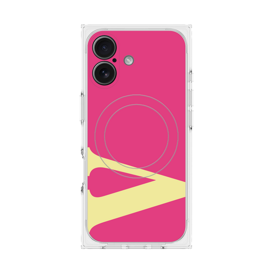 Premium Square Case with MagSafe［ Original - initial color - V pink ］