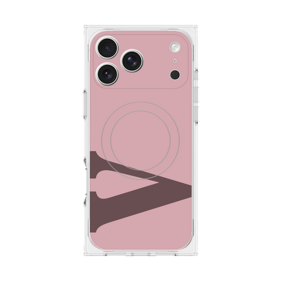 Premium Square Case with MagSafe［ Original - initial color - V dusty pink ］