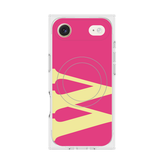 Premium Square Case with MagSafe［ Original - initial color - W pink ］