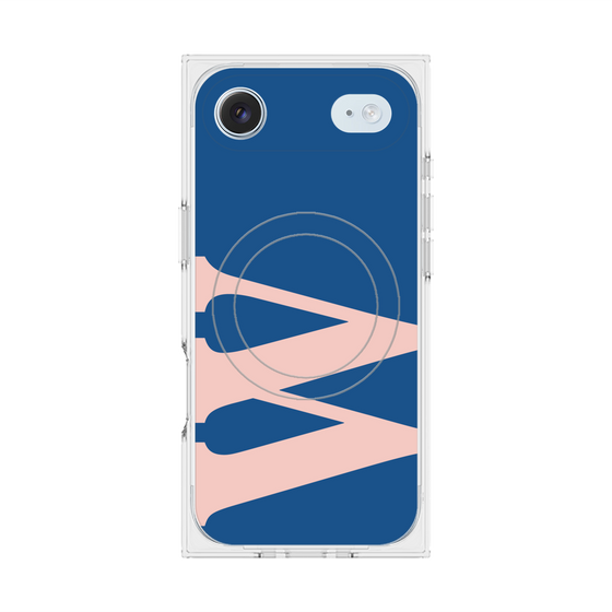 Premium Square Case with MagSafe［ Original - initial color - W navy ］