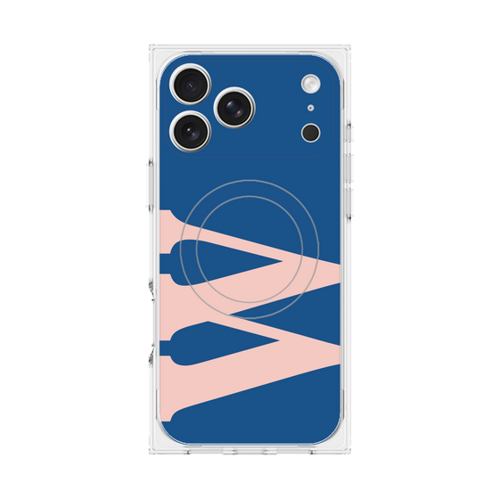 Premium Square Case with MagSafe［ Original - initial color - W navy ］