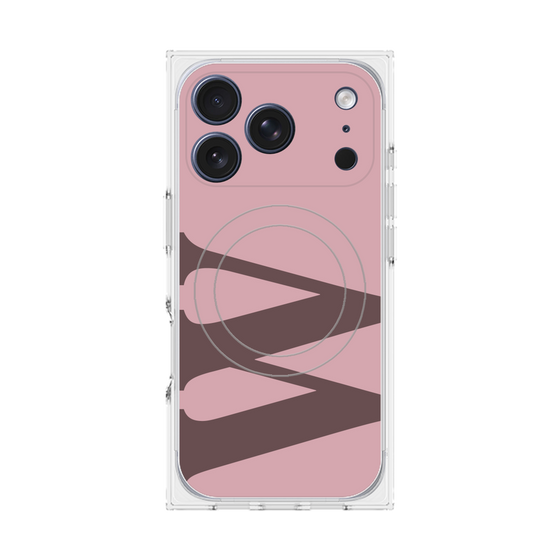Premium Square Case with MagSafe［ Original - initial color - W dusty pink ］
