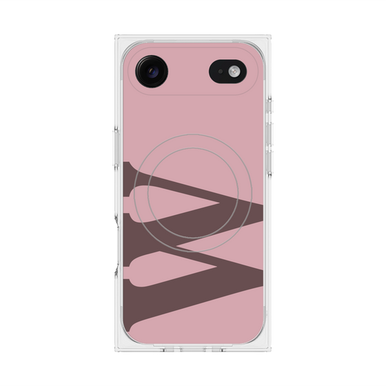 Premium Square Case with MagSafe［ Original - initial color - W dusty pink ］