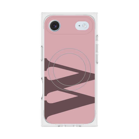 Premium Square Case with MagSafe［ Original - initial color - W dusty pink ］