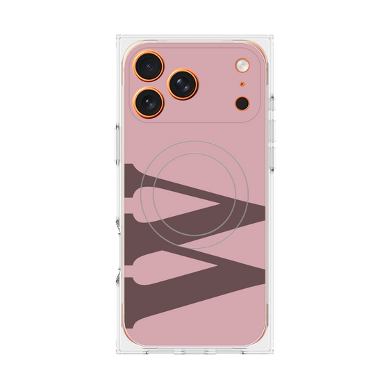 Premium Square Case with MagSafe［ Original - initial color - W dusty pink ］