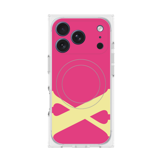 Premium Square Case with MagSafe［ Original - initial color - X pink ］