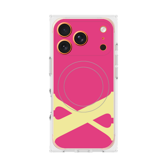 Premium Square Case with MagSafe［ Original - initial color - X pink ］