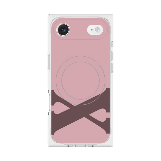 Premium Square Case with MagSafe［ Original - initial color - X dusty pink ］