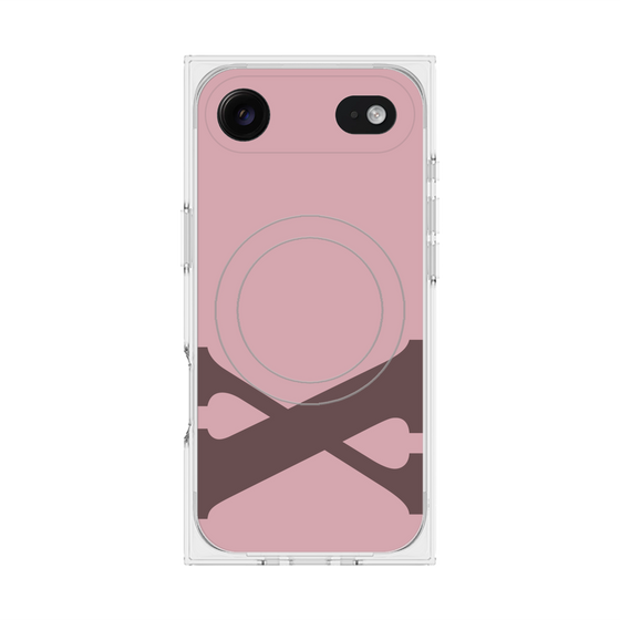 Premium Square Case with MagSafe［ Original - initial color - X dusty pink ］