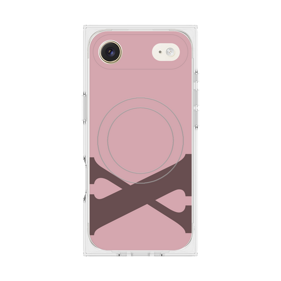 Premium Square Case with MagSafe［ Original - initial color - X dusty pink ］