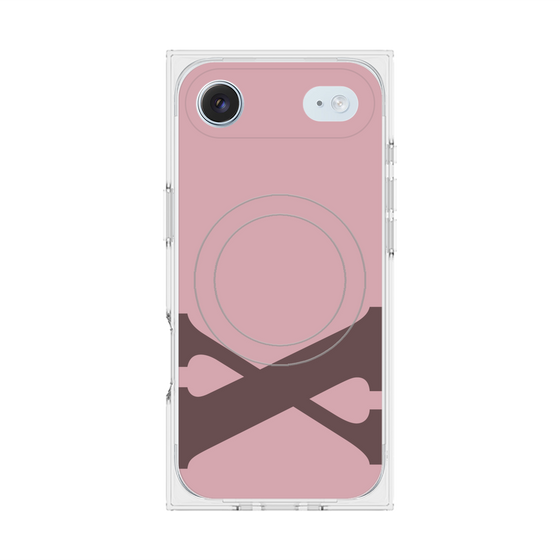 Premium Square Case with MagSafe［ Original - initial color - X dusty pink ］