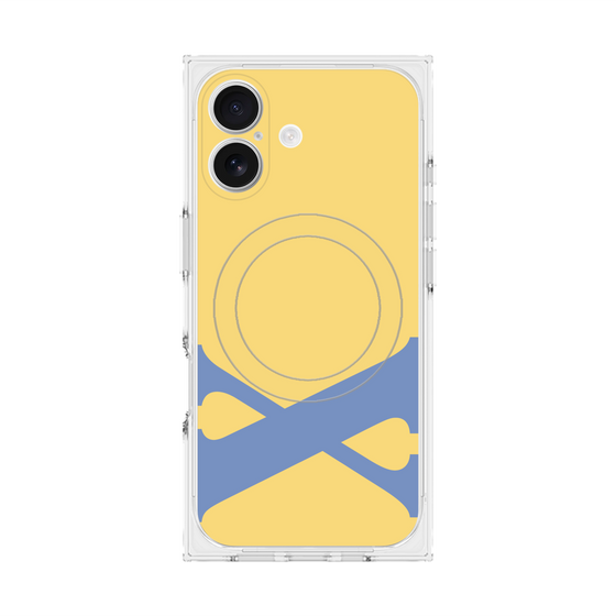 Premium Square Case with MagSafe［ Original - initial color - X yellow ］