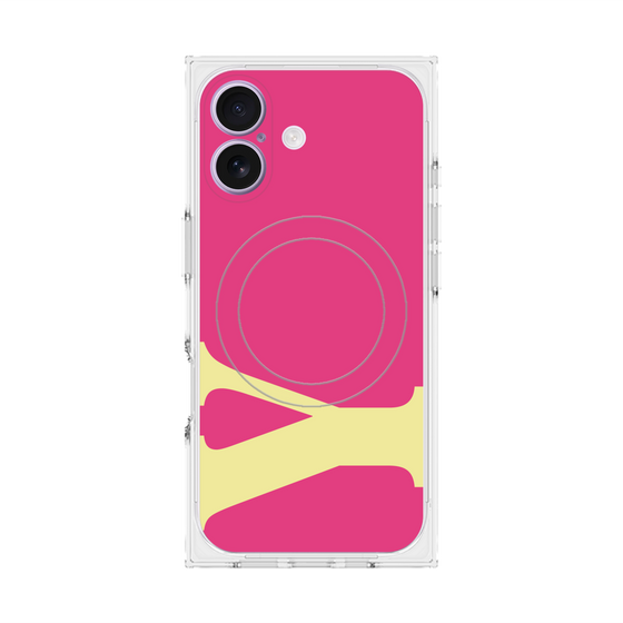 Premium Square Case with MagSafe［ Original - initial color - Y pink ］