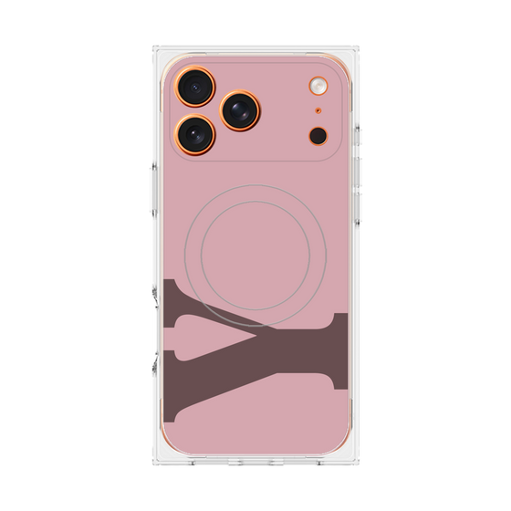 Premium Square Case with MagSafe［ Original - initial color - Y dusty pink ］