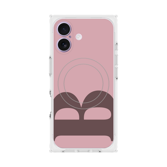 Premium Square Case with MagSafe［ Original - initial color - B dusty pink ］