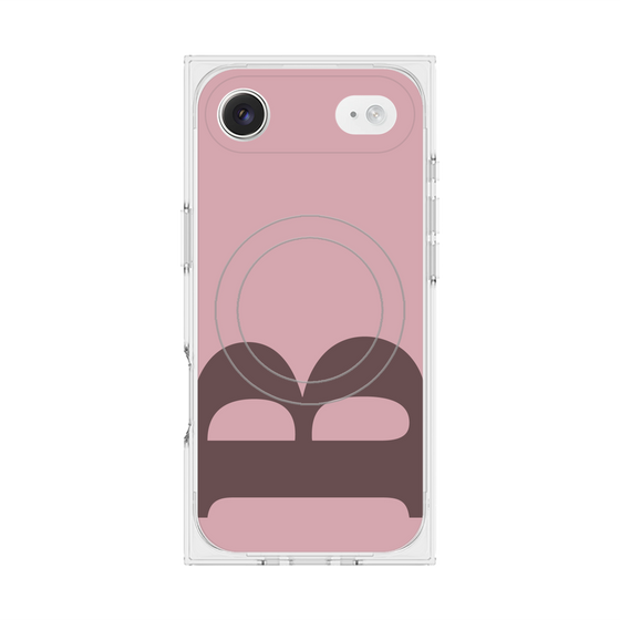 Premium Square Case with MagSafe［ Original - initial color - B dusty pink ］