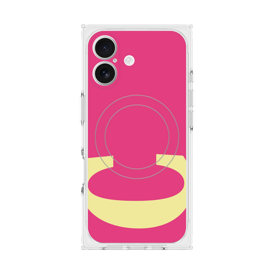 Premium Square Case with MagSafe［ Original - initial color - C pink ］