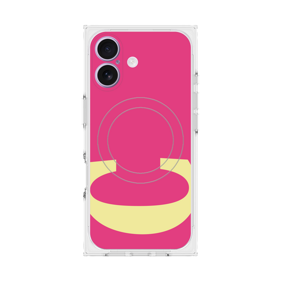 Premium Square Case with MagSafe［ Original - initial color - C pink ］