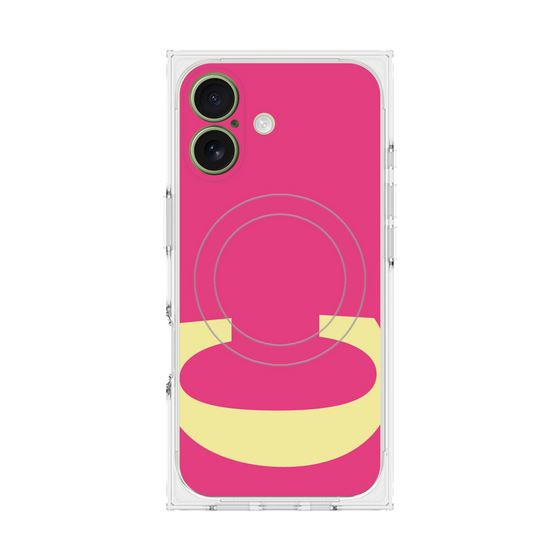 Premium Square Case with MagSafe［ Original - initial color - C pink ］