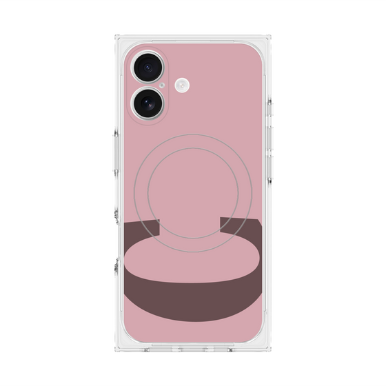 Premium Square Case with MagSafe［ Original - initial color - C dusty pink ］