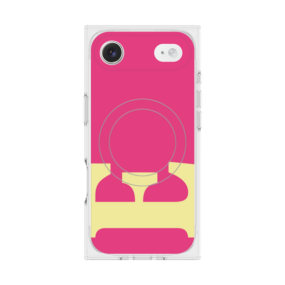 Premium Square Case with MagSafe［ Original - initial color - E pink ］