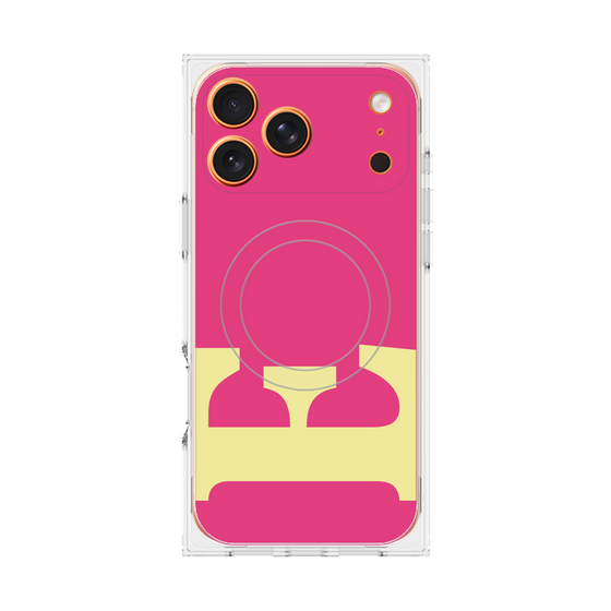 Premium Square Case with MagSafe［ Original - initial color - E pink ］