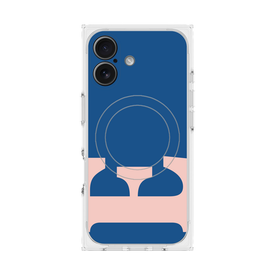 Premium Square Case with MagSafe［ Original - initial color - E navy ］