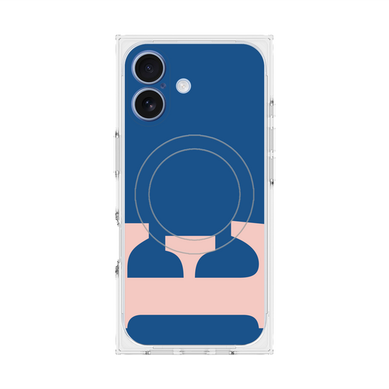 Premium Square Case with MagSafe［ Original - initial color - E navy ］