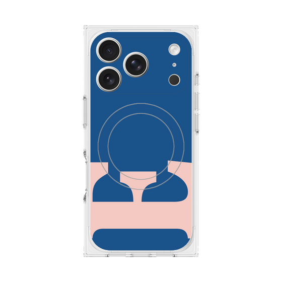 Premium Square Case with MagSafe［ Original - initial color - E navy ］