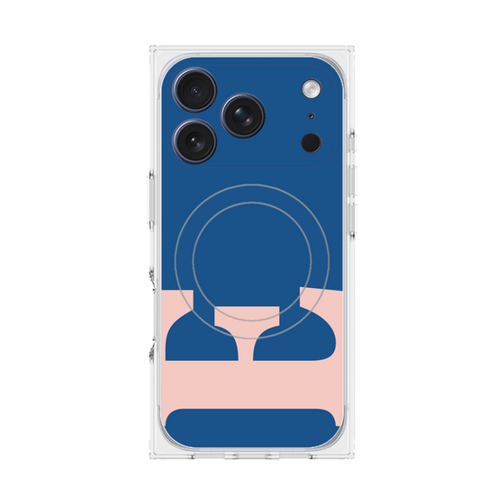 Premium Square Case with MagSafe［ Original - initial color - E navy ］