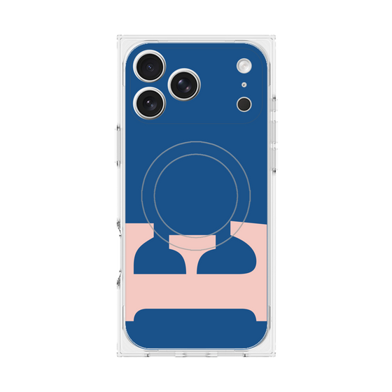 Premium Square Case with MagSafe［ Original - initial color - E navy ］