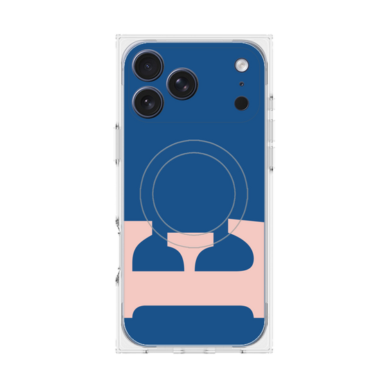 Premium Square Case with MagSafe［ Original - initial color - E navy ］