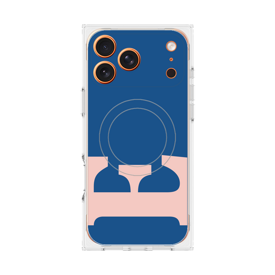 Premium Square Case with MagSafe［ Original - initial color - E navy ］