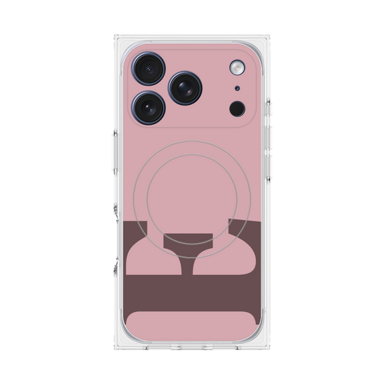 Premium Square Case with MagSafe［ Original - initial color - E dusty pink ］